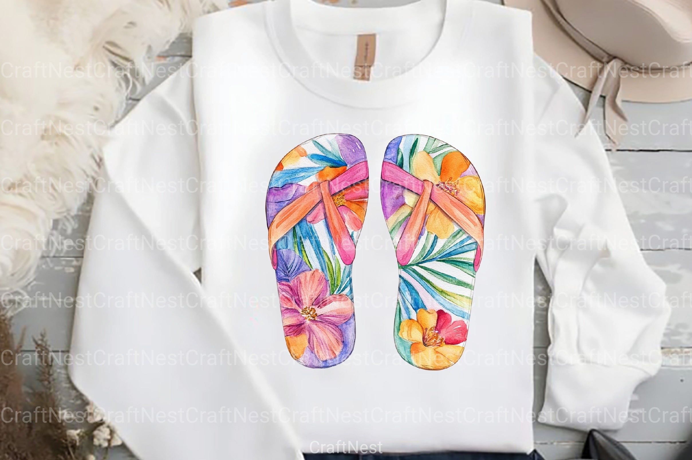 Hand Drawn Summer Clipart Bundle 1 - CraftNest - Digital Crafting and Art