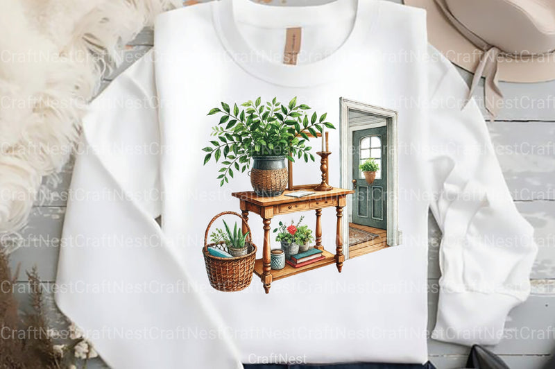 Home Furniture Clipart Bundle 99 - CraftNest - Digital Crafting and Art