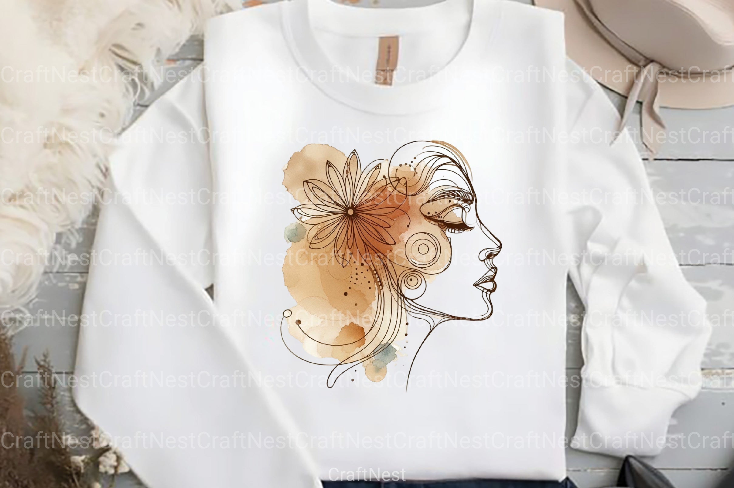 Modern Abstract Boho Art Clipart Bundle - CraftNest - Digital Crafting and Art