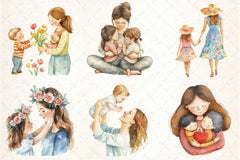 Love Mom Clipart Bundle - CraftNest - Digital Crafting and Art