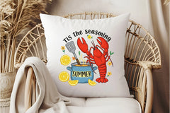 Summer Lobster T-Shirt Design Clipart Bundle - CraftNest - Digital Crafting and Art