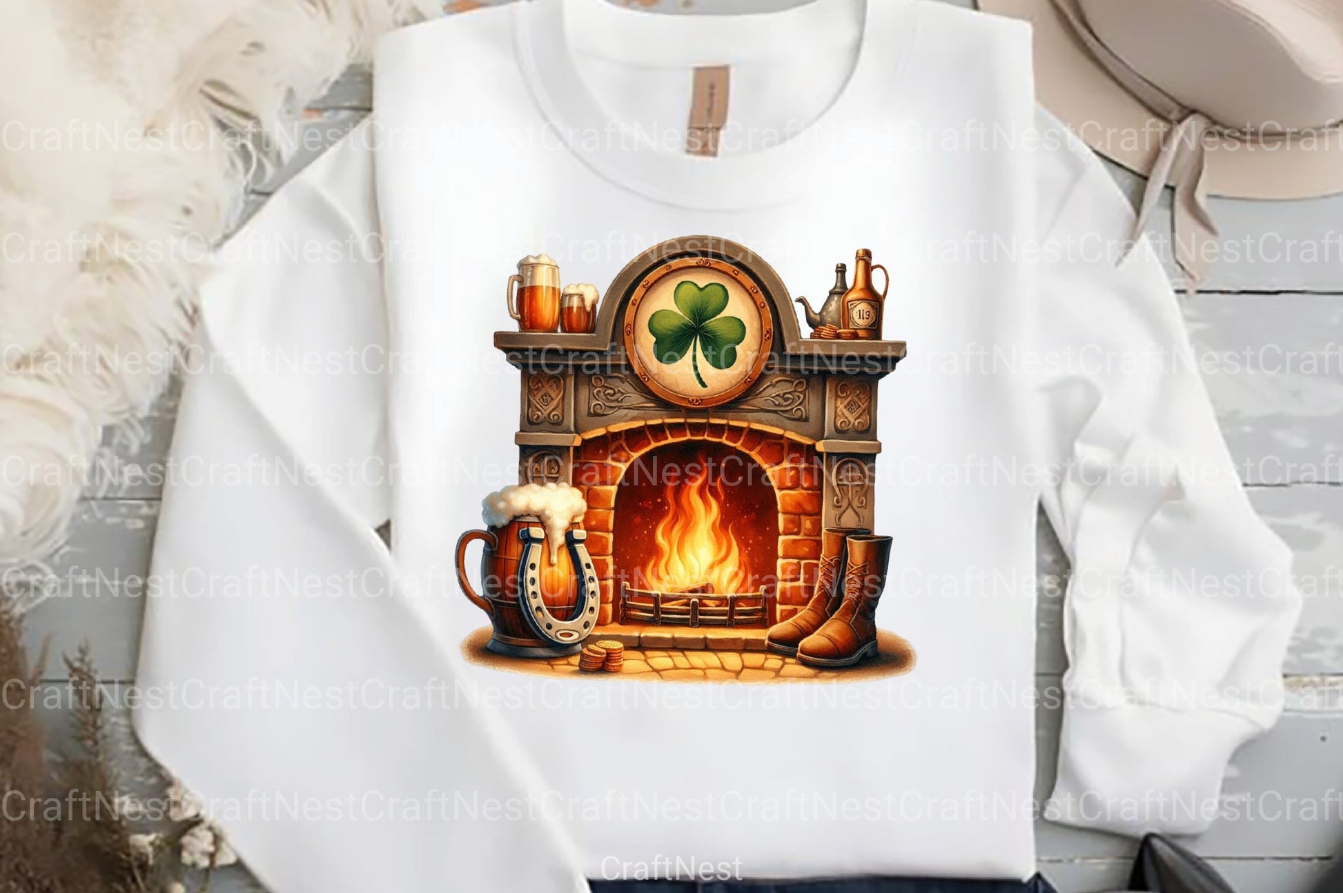 St. Patrick's Day Irish Pub Clipart Bundle - CraftNest - Digital Crafting and Art