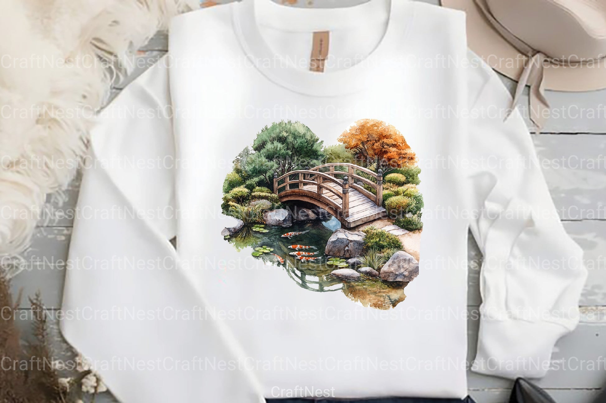 Japanese Tea Garden Clipart Bundle - CraftNest - Digital Crafting and Art