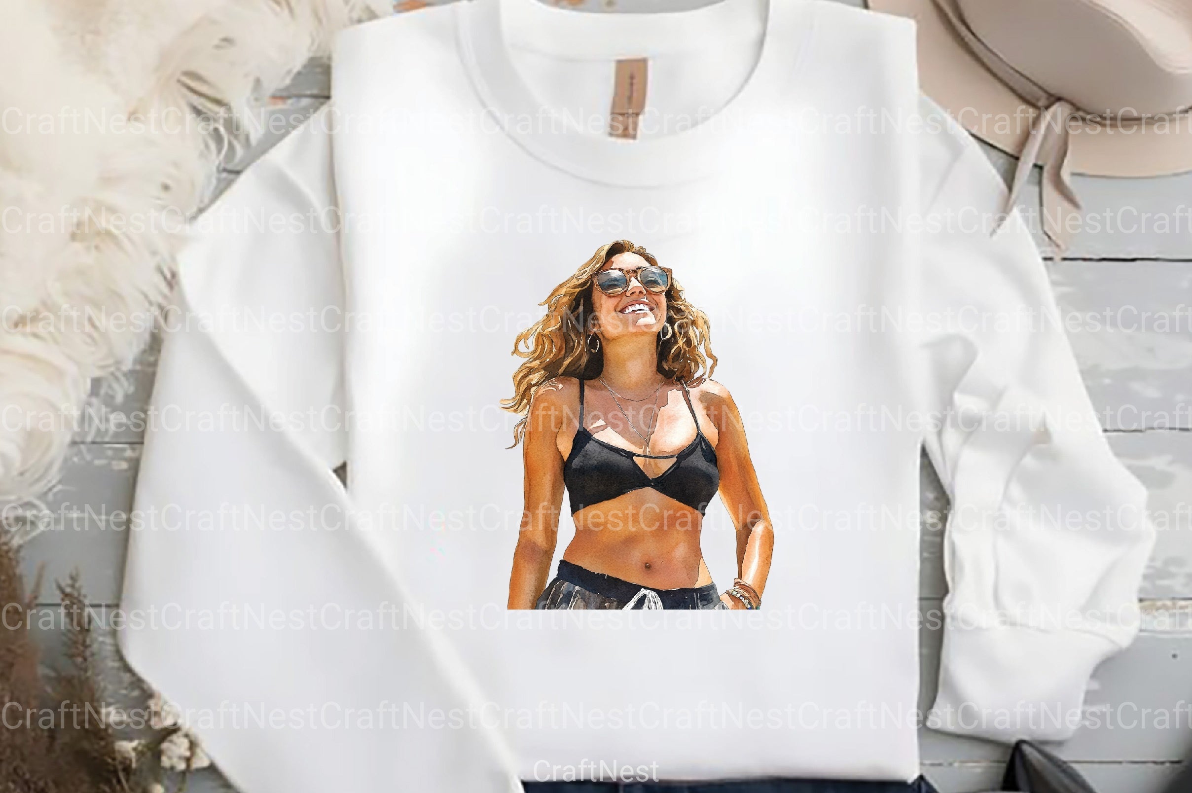 Summer Girls Clipart Bundle - CraftNest - Digital Crafting and Art