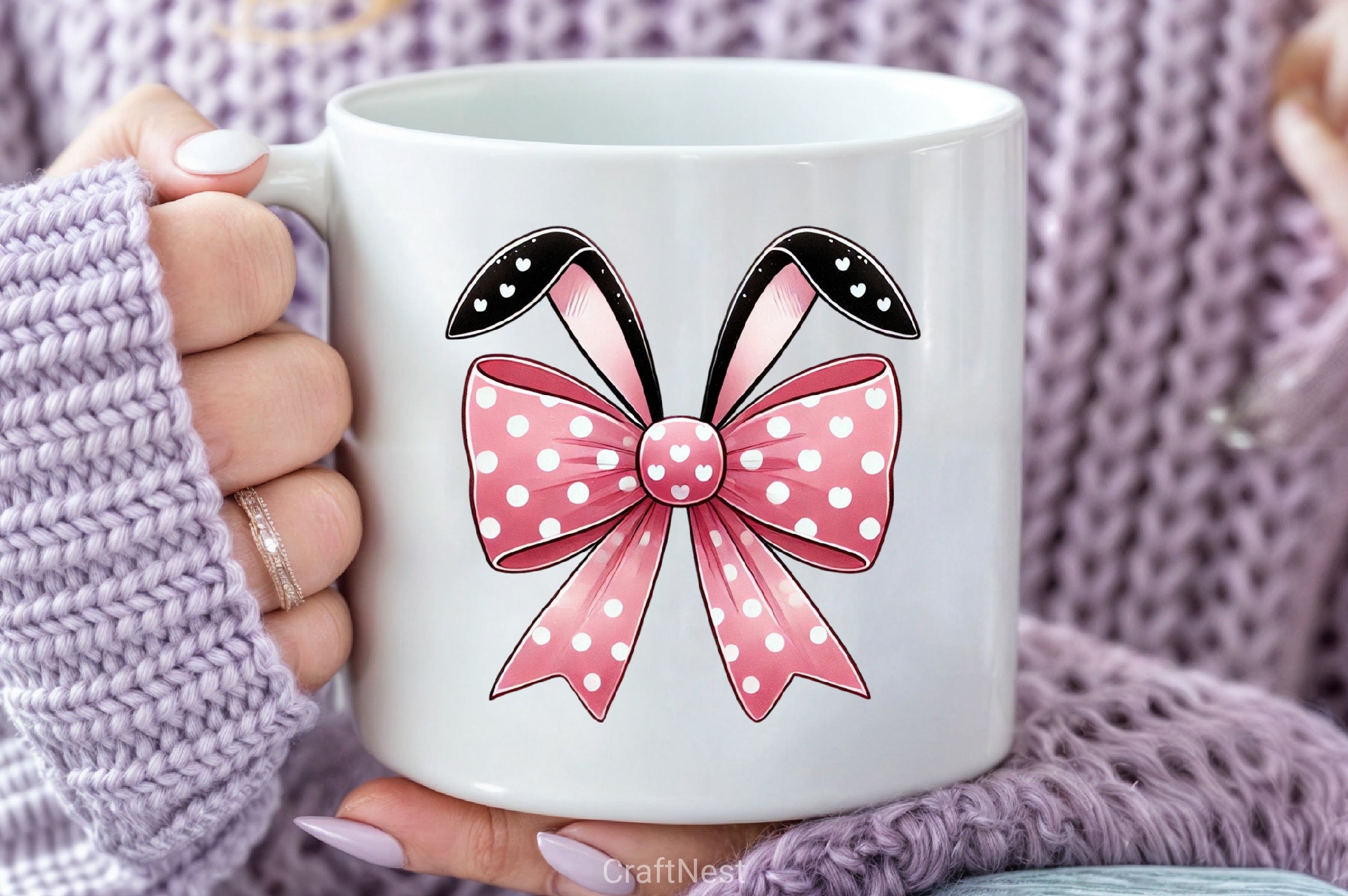 Easter Bunny Bow Clipart Bundle 1 - CraftNest - Digital Crafting and Art