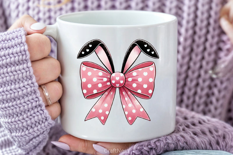 Easter Bunny Bow Clipart Bundle 1 - CraftNest - Digital Crafting and Art