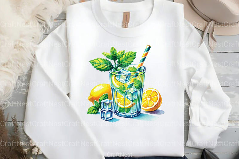 Lemonade Glass Clipart Bundle - CraftNest - Digital Crafting and Art