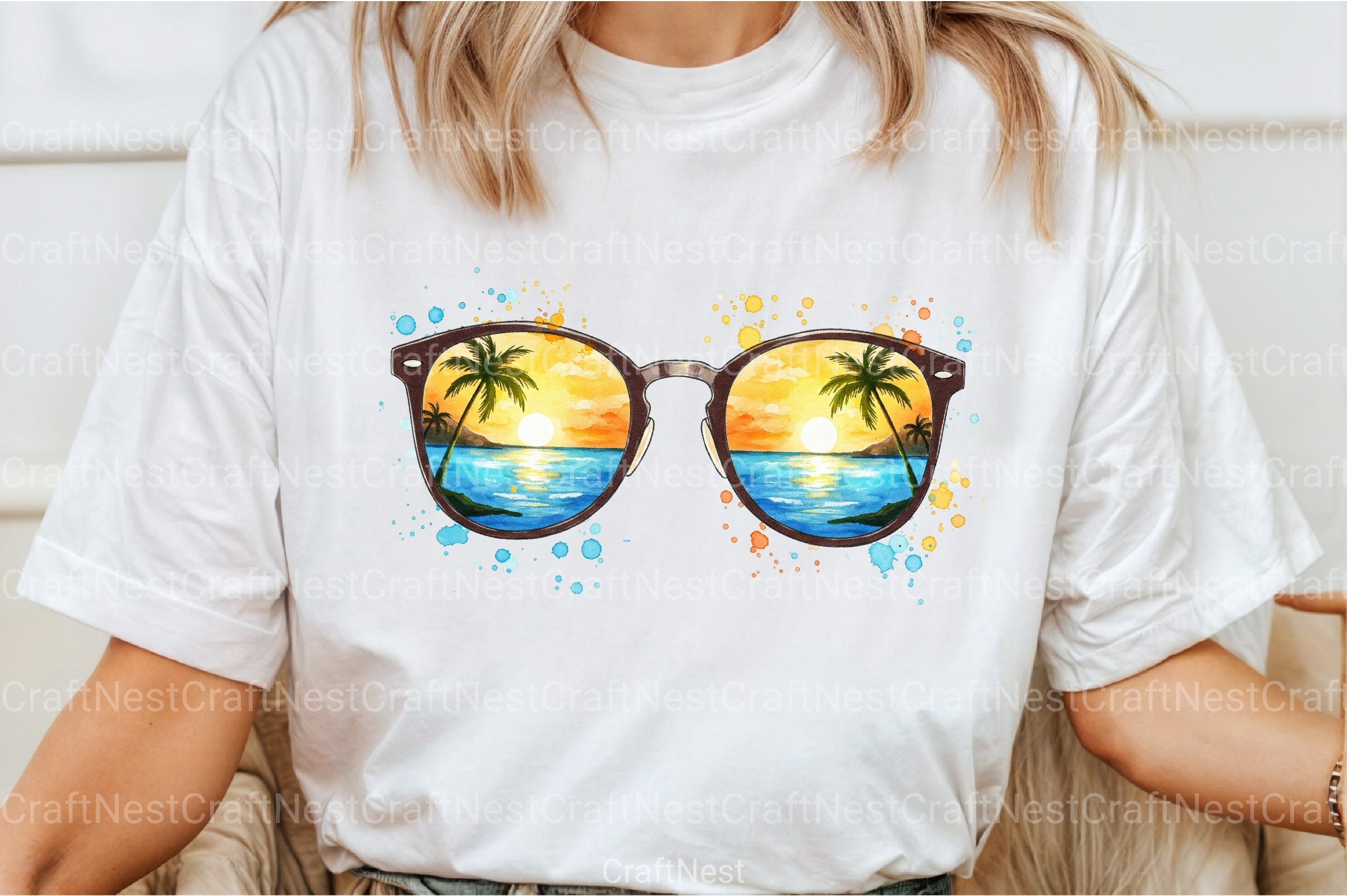 Summer Sunglasses Clipart Bundle 14 - CraftNest - Digital Crafting and Art