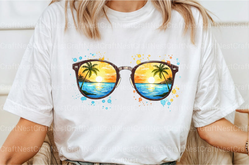 Summer Sunglasses Clipart Bundle 14 - CraftNest - Digital Crafting and Art