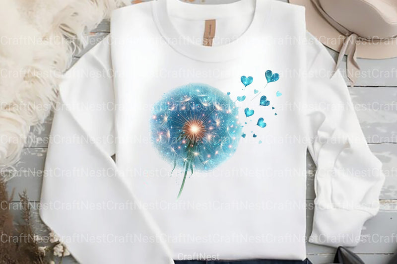 Cute Sky Blue Mother's Day Clipart Bundle - CraftNest - Digital Crafting and Art