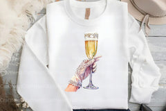 Vintage Champagne Clipart Bundle - CraftNest - Digital Crafting and Art