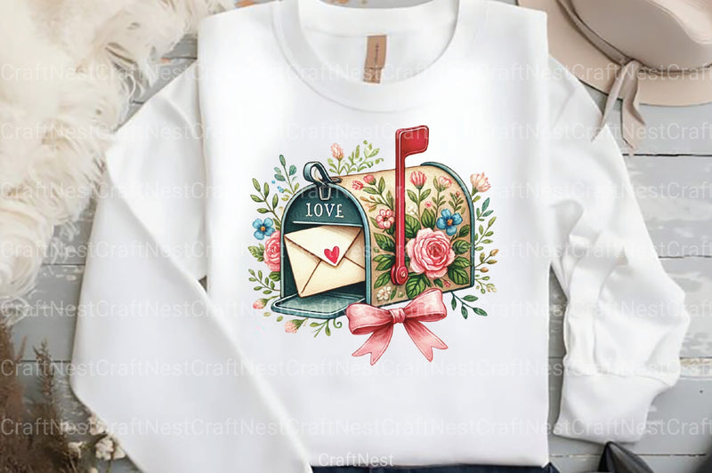 Spring Mailbox Clipart Bundle 1 - CraftNest - Digital Crafting and Art