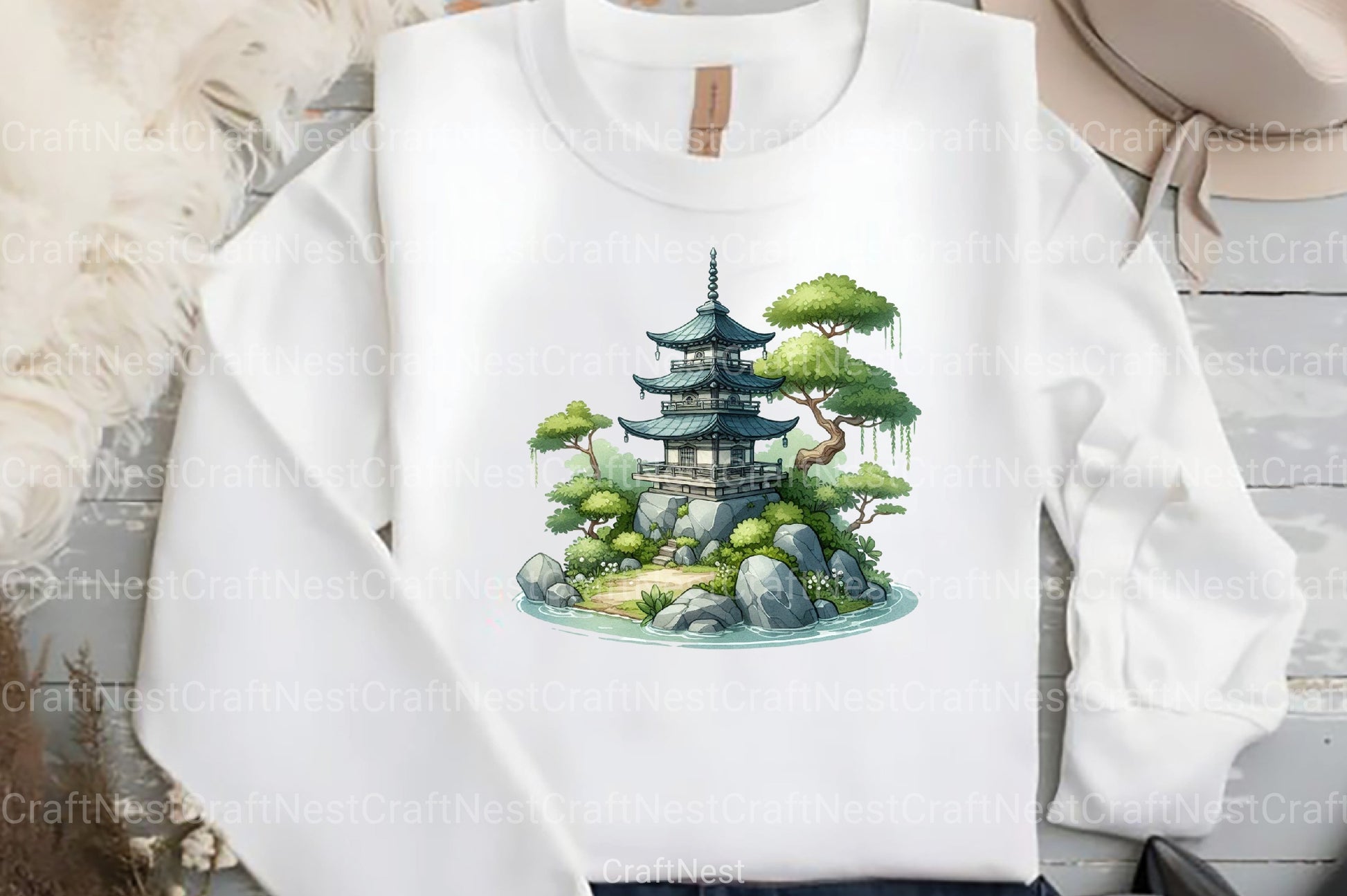 Japanese Garden Clipart Bundle - CraftNest - Digital Crafting and Art