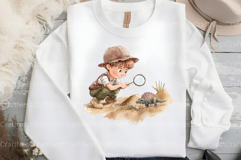 Fossil Explorers Clipart Bundle - CraftNest - Digital Crafting and Art