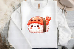 Cute Sushi Japanese Food Clipart Bundle - CraftNest - Digital Crafting and Art