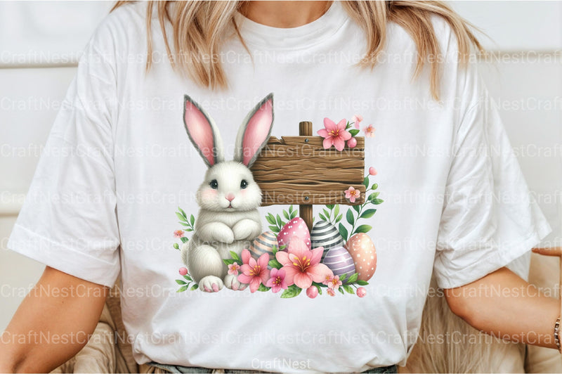 Cute Easter Bunny Clipart Bundle 99 - CraftNest - Digital Crafting and Art