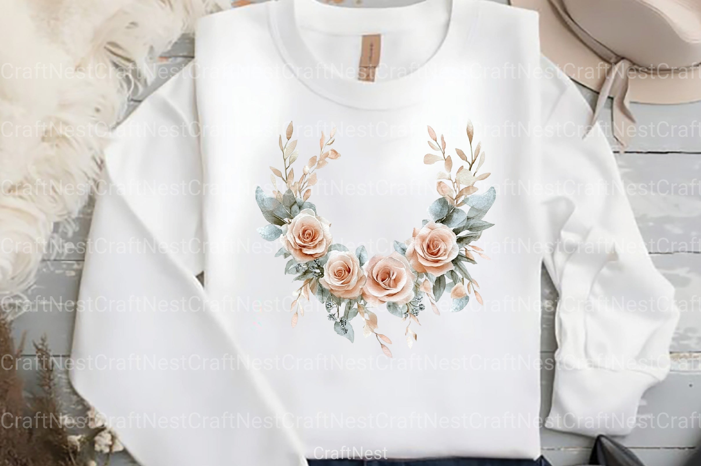 Summer Wreath Clipart Bundle 99 - CraftNest - Digital Crafting and Art