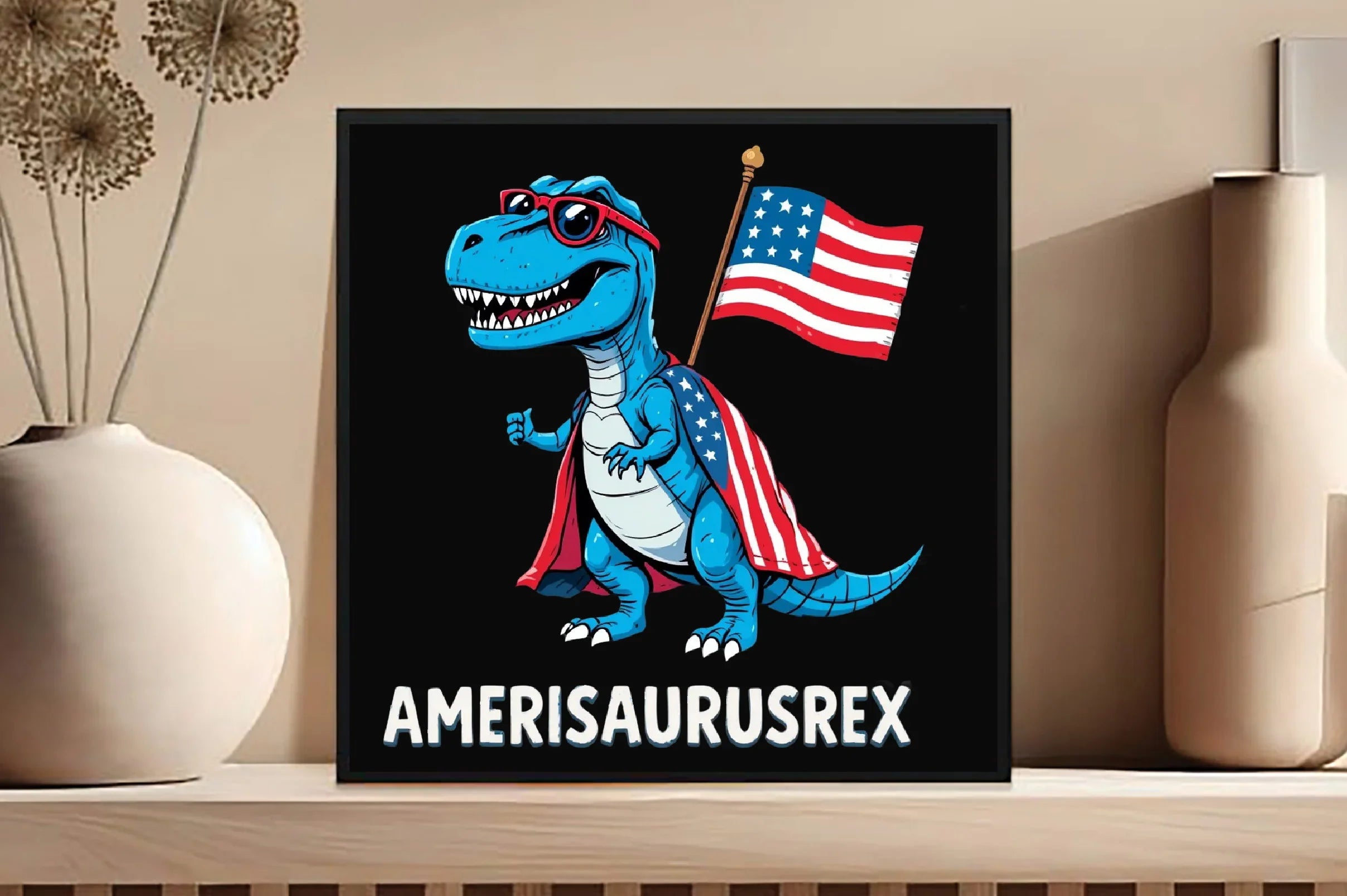 Amerisaurus Rex Patriotic Dinosaur Clipart Bundle - CraftNest - Digital Crafting and Art