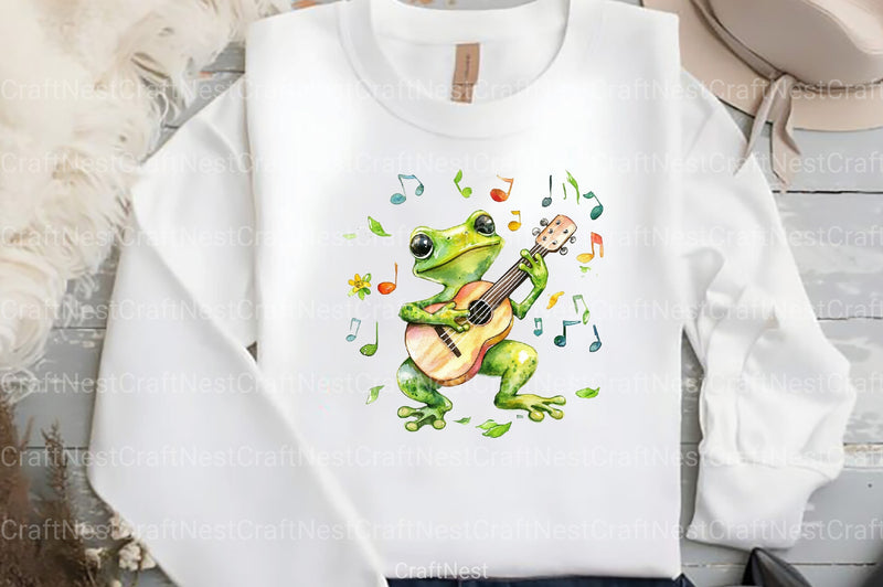 Quirky Funny Frog Clipart Bundle 99 - CraftNest - Digital Crafting and Art