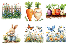 Cute Summer Gardening Clipart - CraftNest - Digital Crafting and Art