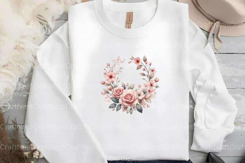 Blush Pink Mother's Day Clipart Bundle 2 - CraftNest - Digital Crafting and Art