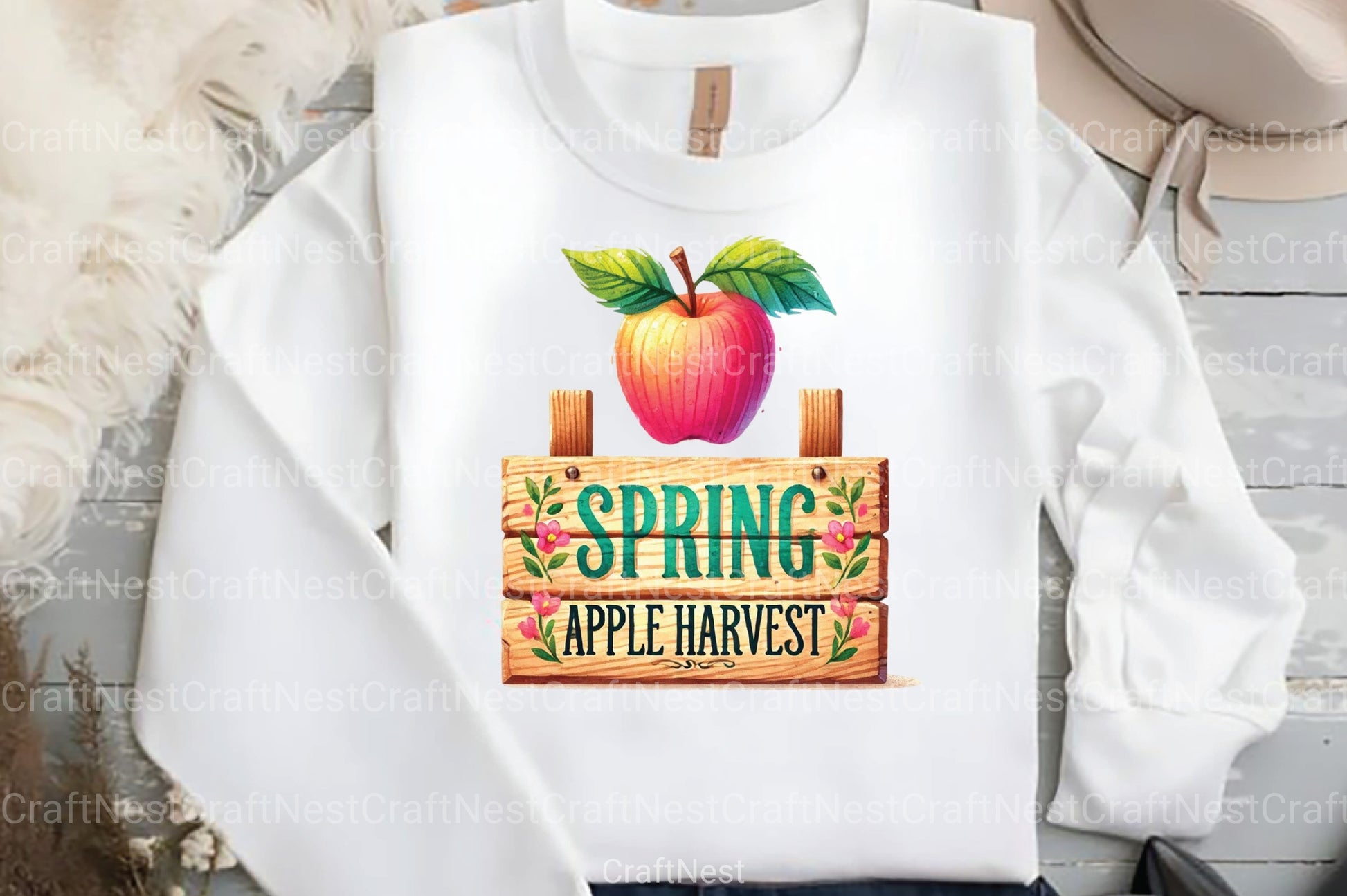 Spring Apple Harvest Clipart Bundle 45 - CraftNest - Digital Crafting and Art