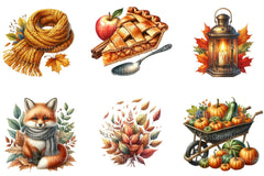 Autumn Collection Clipart - CraftNest - Digital Crafting and Art