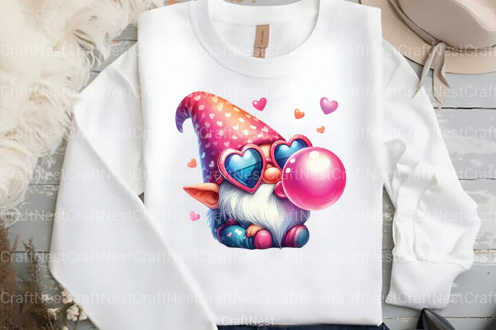 Funny Spring Gnome Clipart Bundle - CraftNest - Digital Crafting and Art