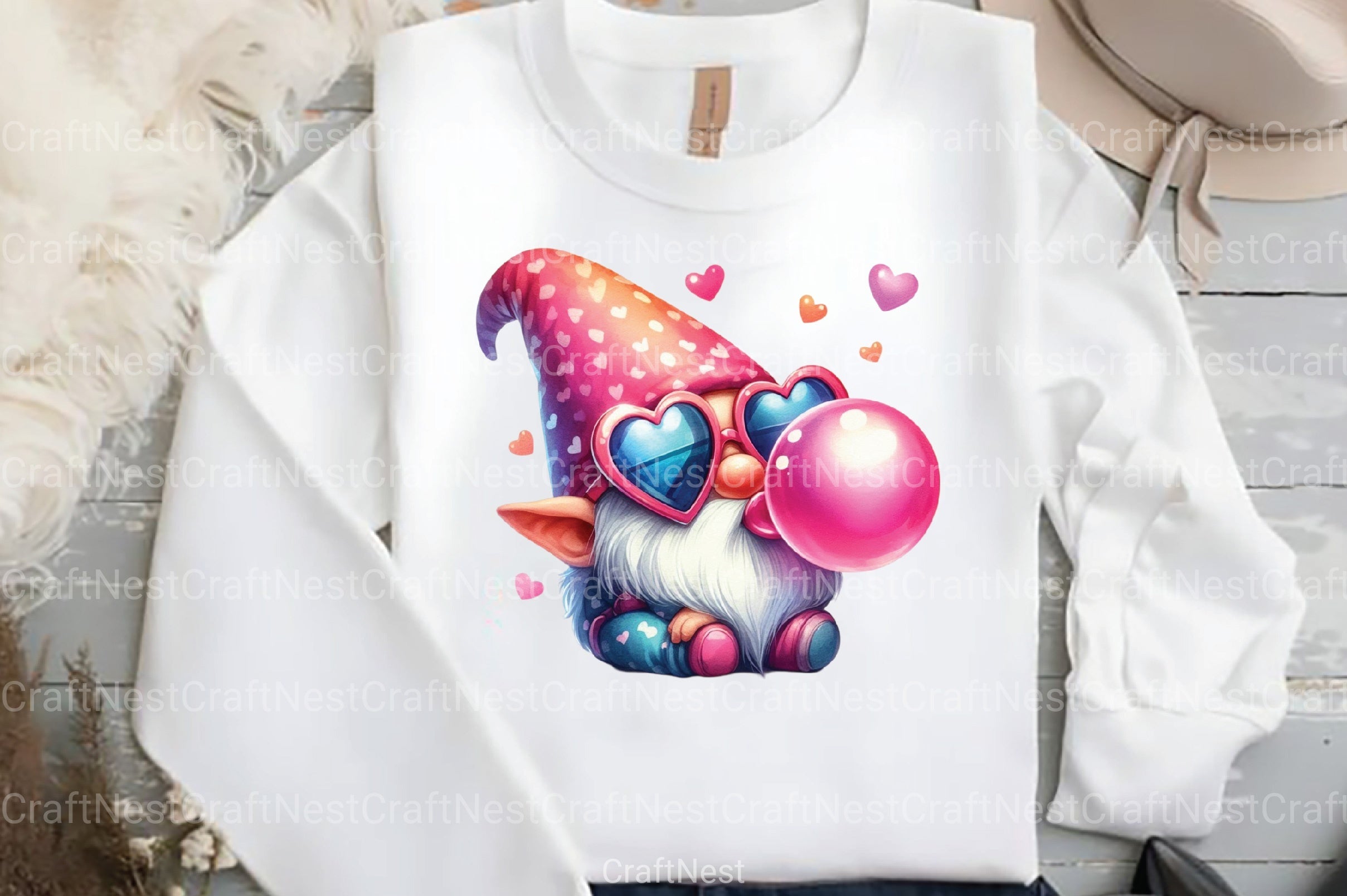 Funny Spring Gnome Clipart Bundle - CraftNest - Digital Crafting and Art