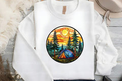 Round Stained Glass Summer Clipart Bundle 10 - CraftNest - Digital Crafting and Art