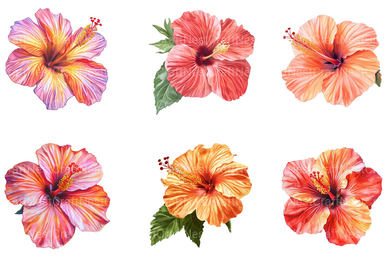Summer Flower Clipart Bundle - CraftNest - Digital Crafting and Art
