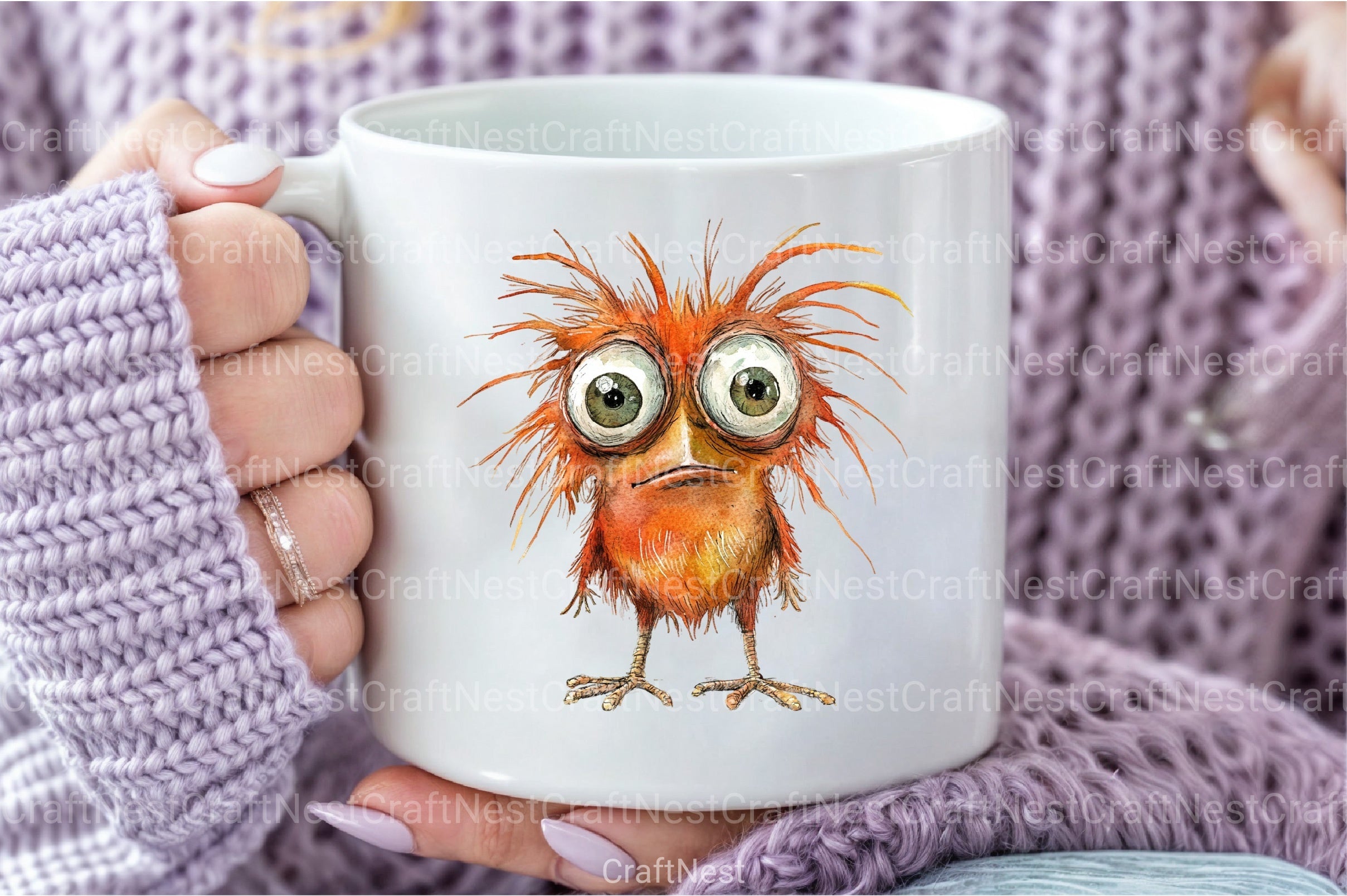 Quirky Funny Chicken Clipart Bundle 1 - CraftNest - Digital Crafting and Art