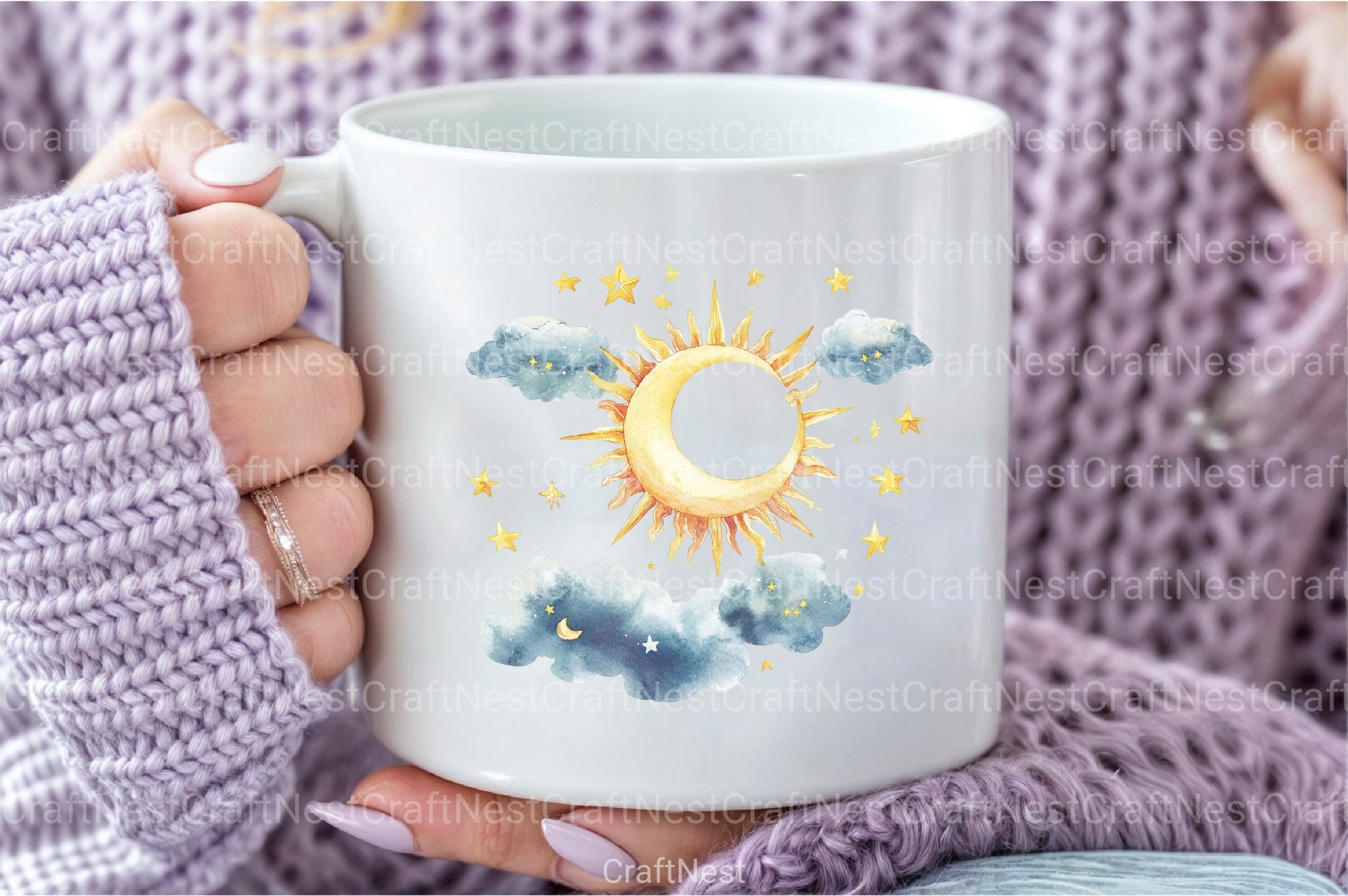 Whimsical Celestial Clipart Bundle - CraftNest - Digital Crafting and Art