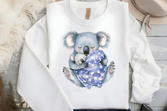 Mother Koala 4th of July Clipart Bundle - CraftNest - Digital Crafting and Art