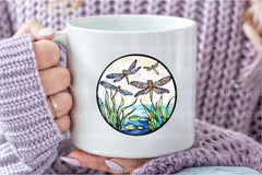 Round Stained Glass Summer Clipart Bundle 9 - CraftNest - Digital Crafting and Art