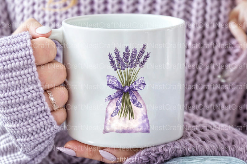 Countryside Lavender Clipart Bundle 1 - CraftNest - Digital Crafting and Art