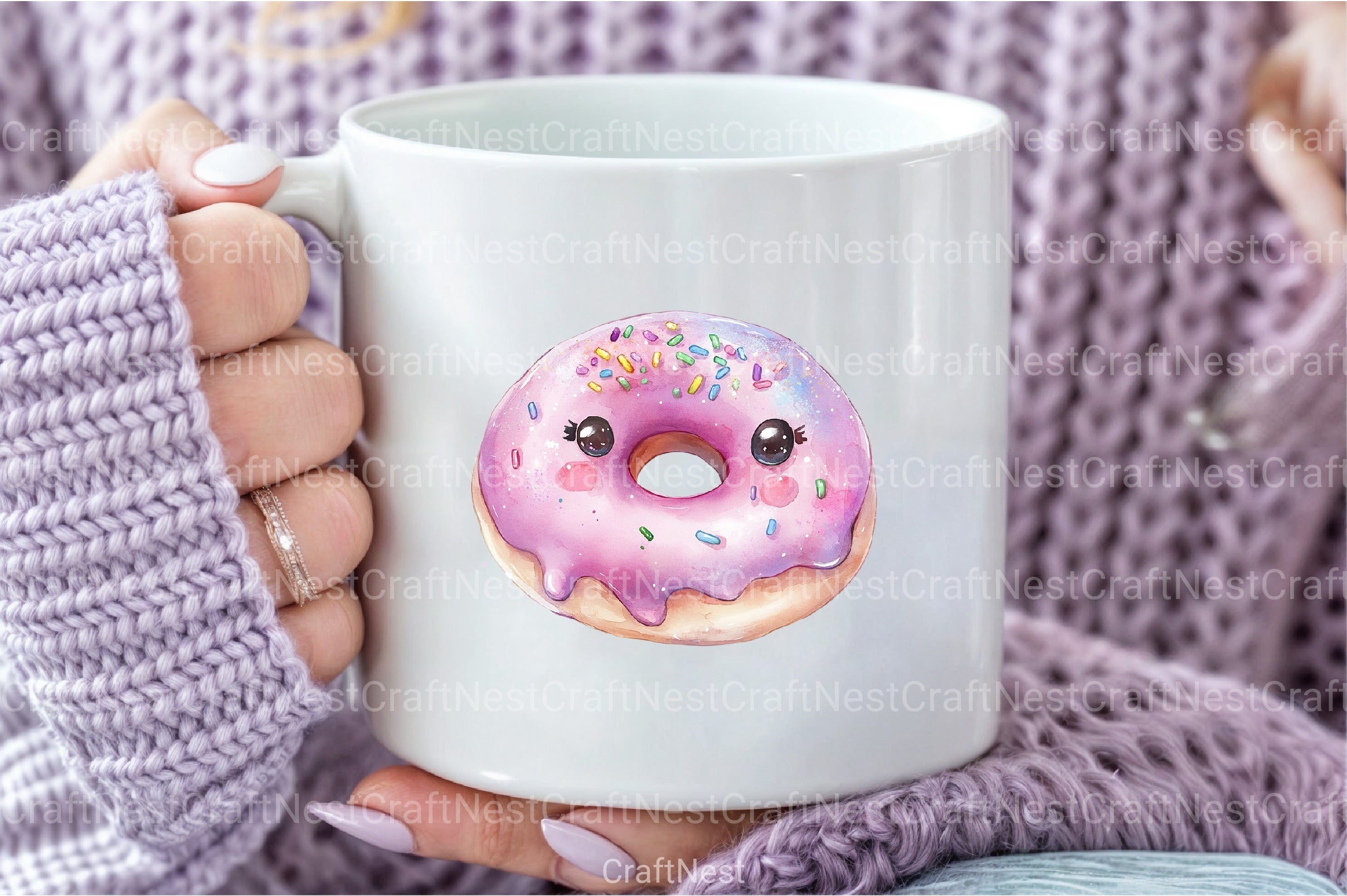 Glitter Donuts Clipart Bundle - CraftNest - Digital Crafting and Art