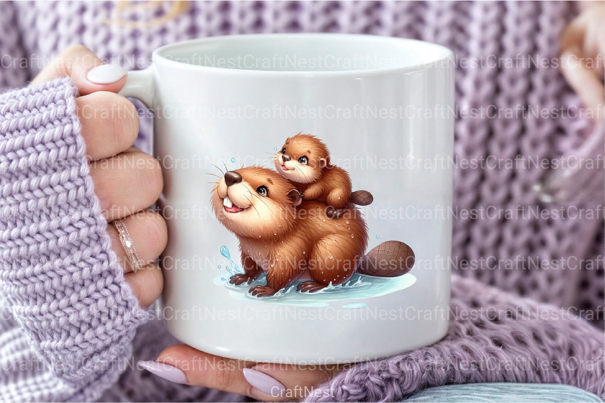 American Beaver Mother's Day Clipart Bundle - CraftNest - Digital Crafting and Art