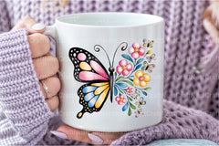 Floral Butterfly Clipart Bundle 1 - CraftNest - Digital Crafting and Art