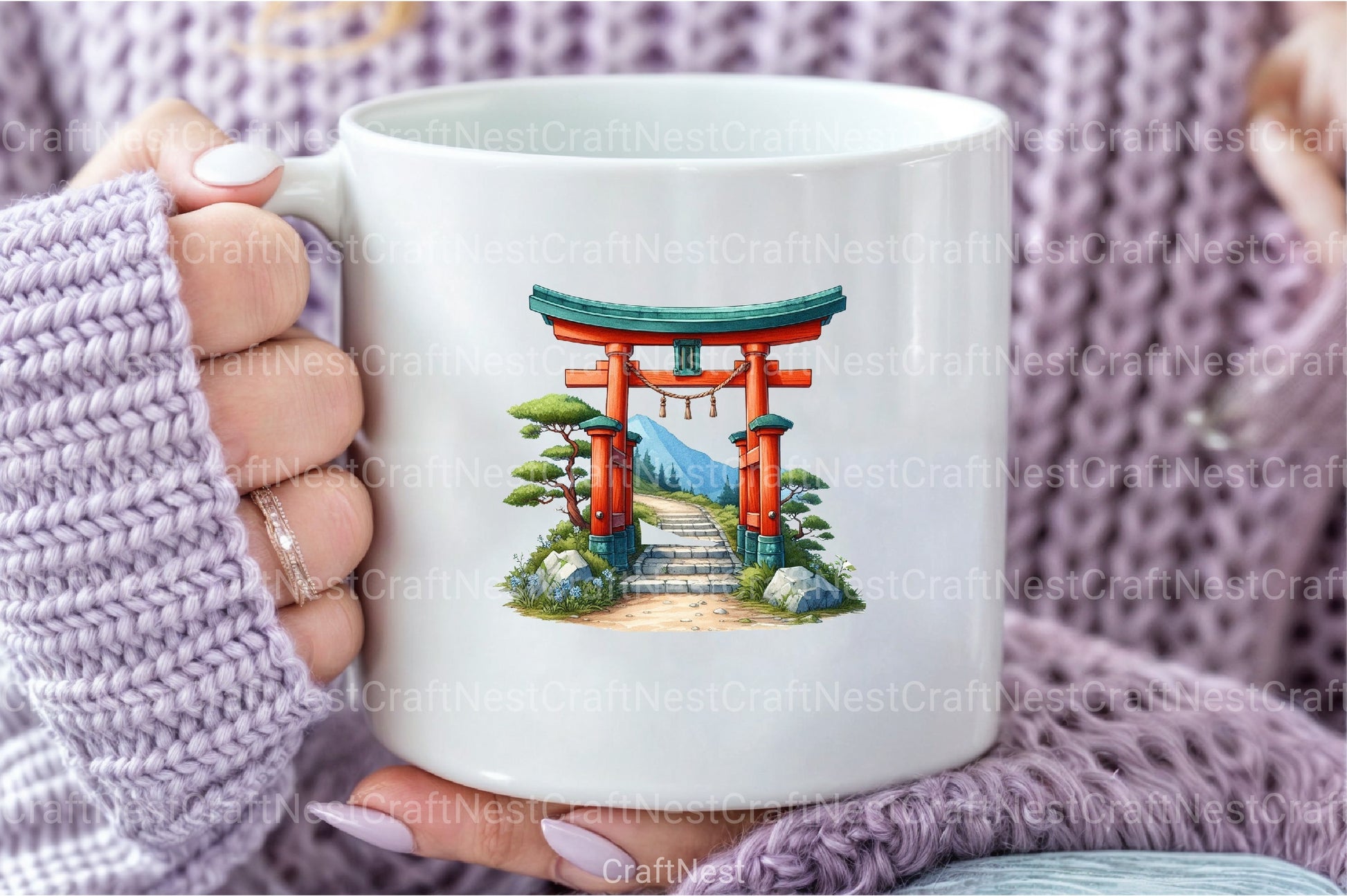 Japanese Landscape Clipart Bundle - CraftNest - Digital Crafting and Art