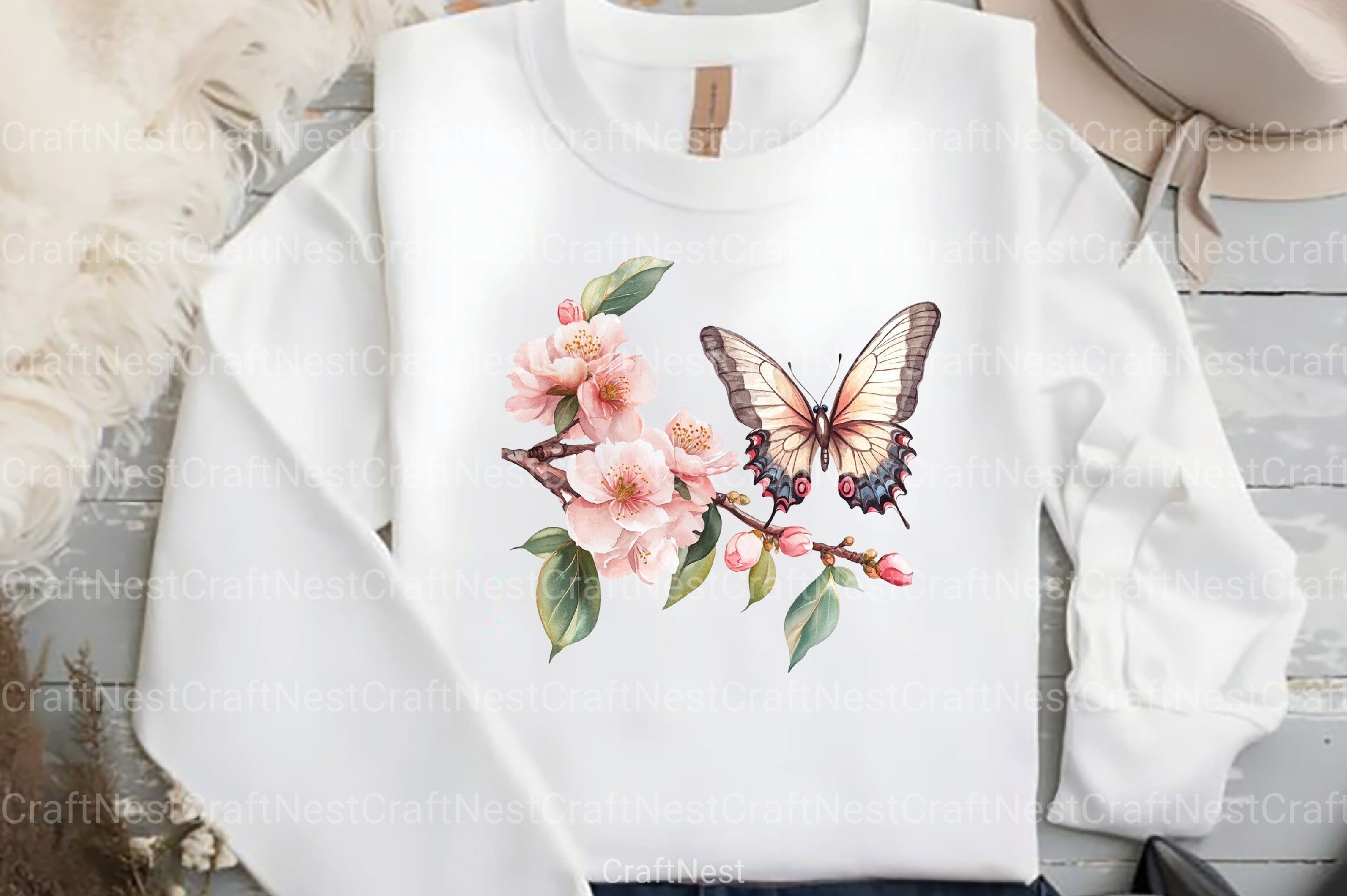 Japanese Spring Garden Clipart Bundle - CraftNest - Digital Crafting and Art