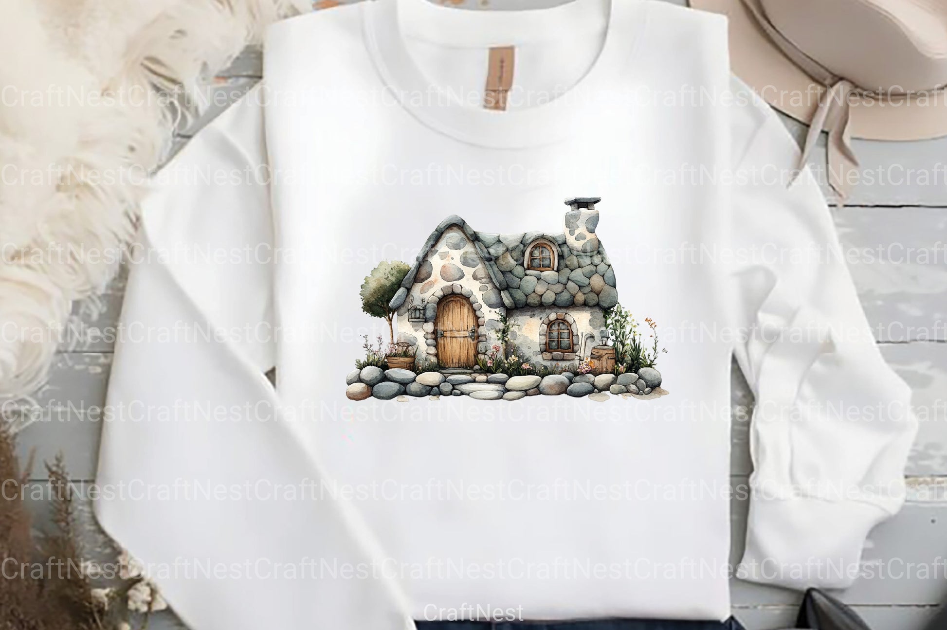 Stone Wall Clipart Bundles - CraftNest - Digital Crafting and Art