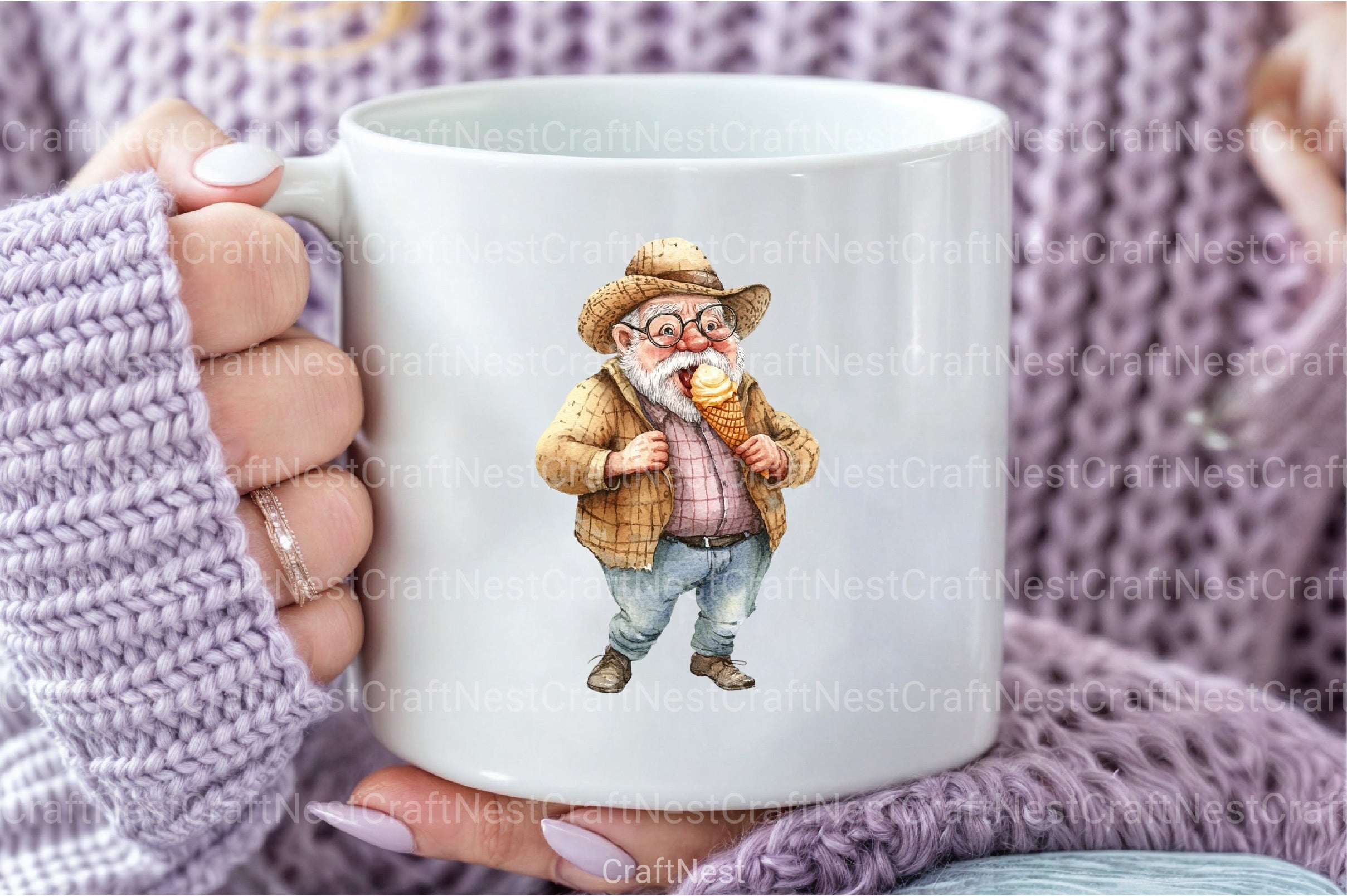 Funny Summer Grandpa Clipart Bundle 4 - CraftNest - Digital Crafting and Art