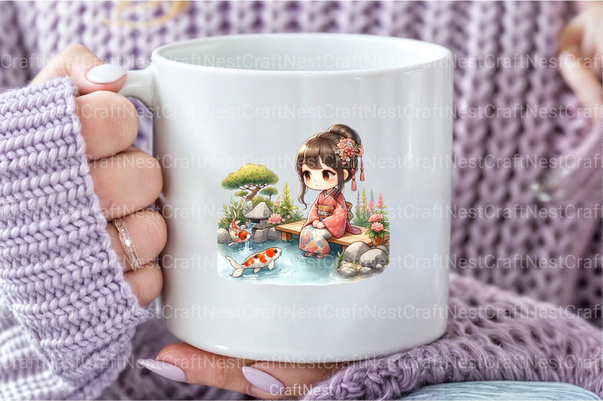 Japanese Summer Girls Clipart Bundle - CraftNest - Digital Crafting and Art