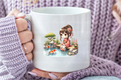 Japanese Summer Girls Clipart Bundle - CraftNest - Digital Crafting and Art