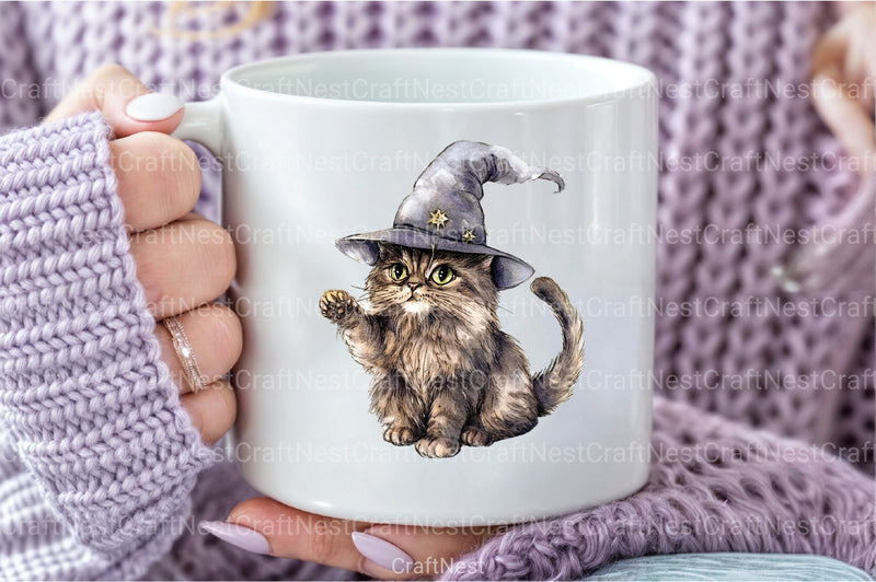 Funny Cats Clipart Bundle 99 - CraftNest - Digital Crafting and Art