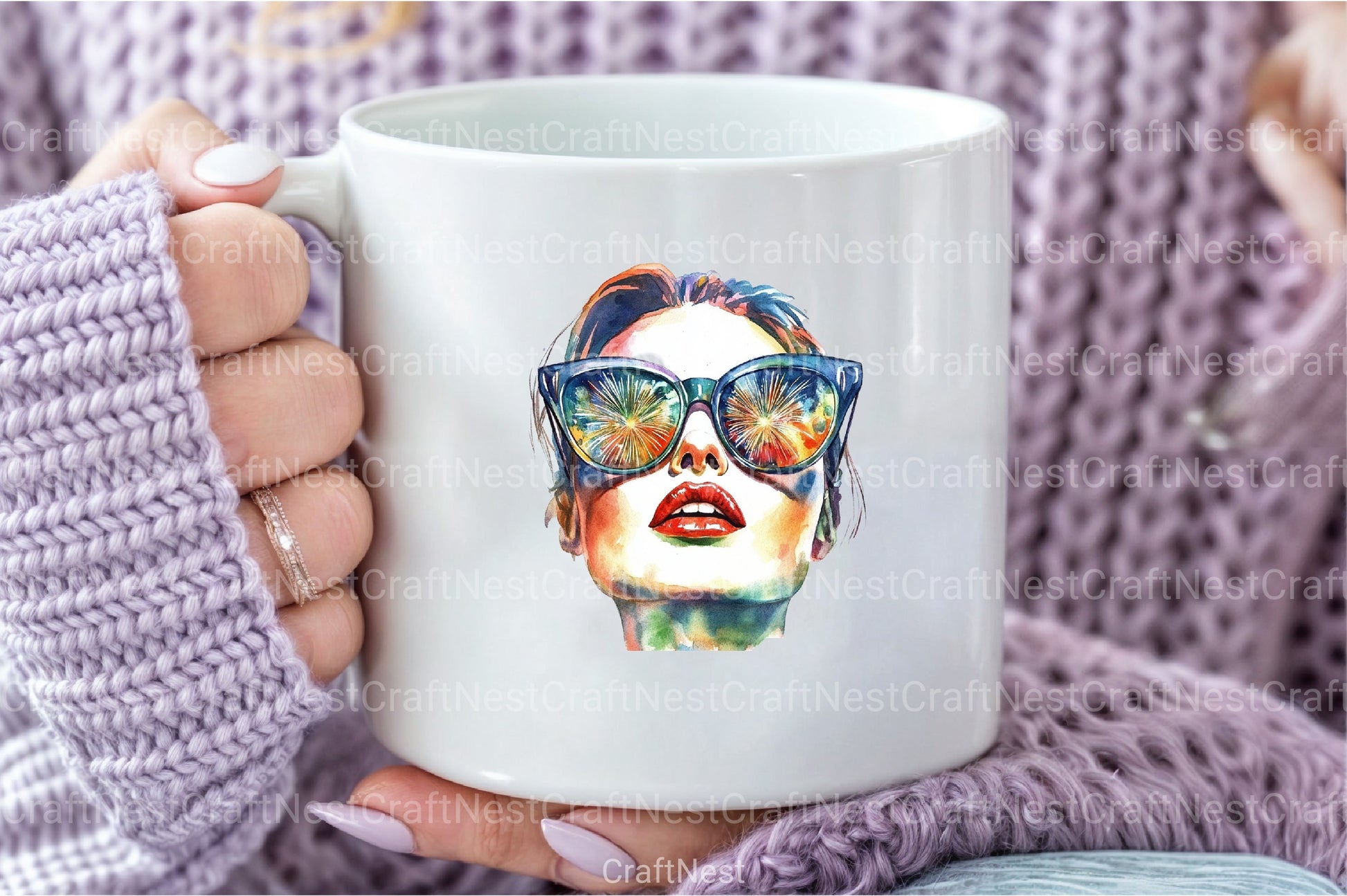 Retro Woman 4th of July Clipart Bundle - CraftNest - Digital Crafting and Art