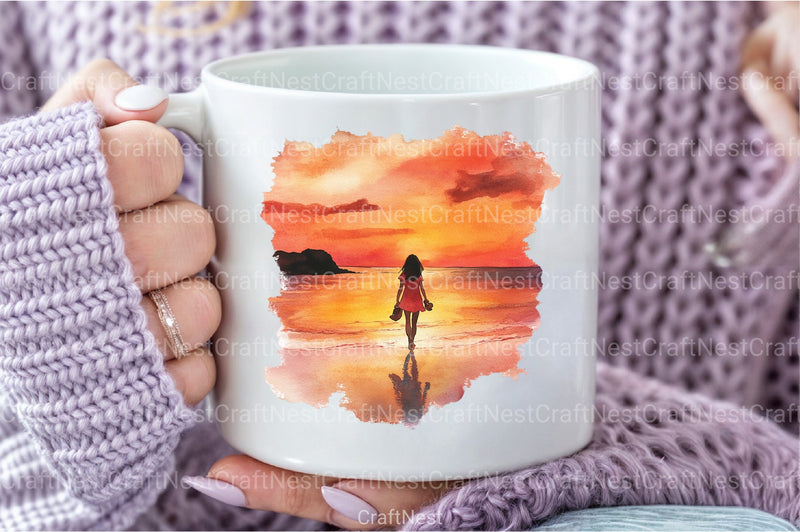 Summer Girl Clipart Bundle 56 - CraftNest - Digital Crafting and Art