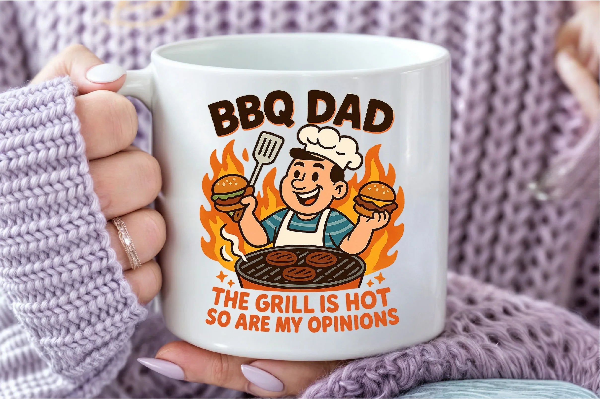 BBQ Dad Funny Father's Day Clipart Bundle - CraftNest - Digital Crafting and Art