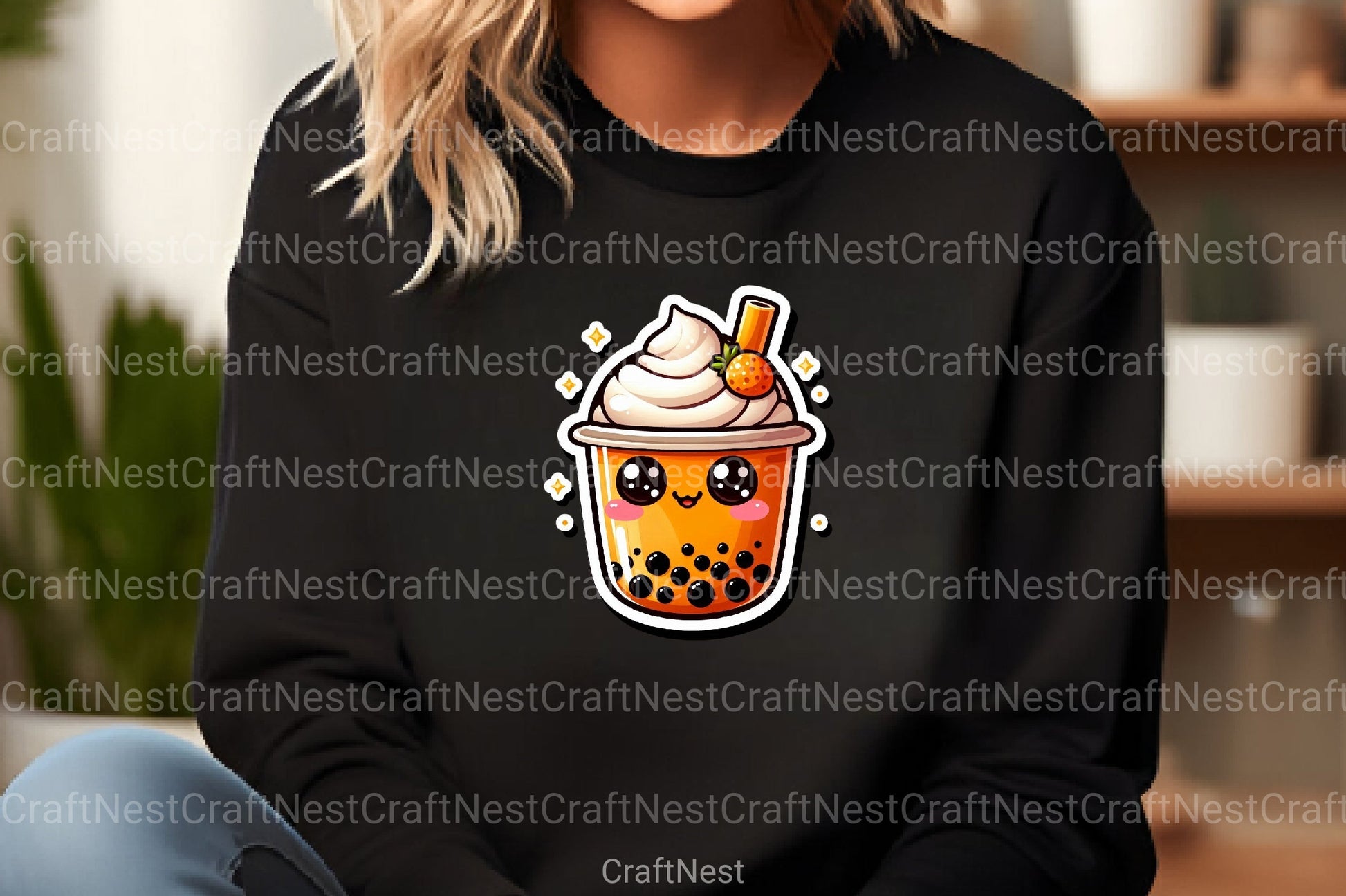 Boba Tea Sticker Clipart Bundle - CraftNest - Digital Crafting and Art